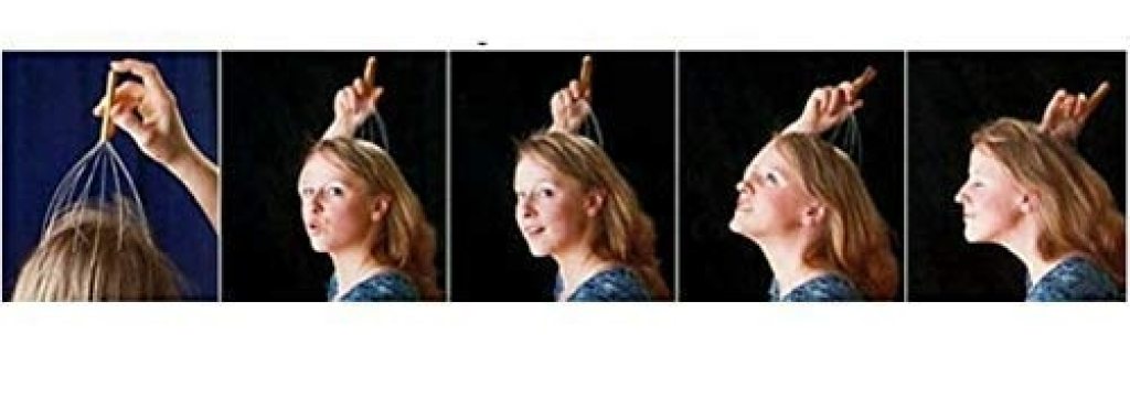 Head Scalp Massager | 12 Fingers Wire Head Scratcher | Wooden Handle Relaxing Massager Tool for Pain Relief, Stress Relief, and Hair Growth