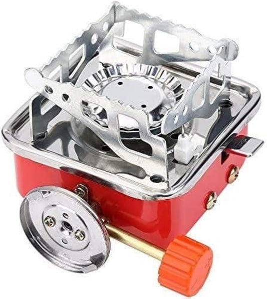 Portable Picnic, Camping Aluminum Gas Stove | Ultra-Light Folding Furnace | Outdoor Metal Camping Gas Stove | Picnic Cooking Gas Burner