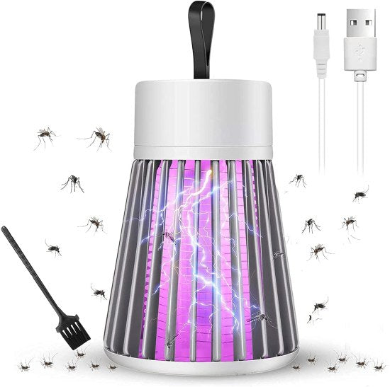 Eco-Friendly Electronic LED Mosquito Killer Trap Lamp | USB Powered Indoor Bug Zapper Machine | 5W Silent Electronic Insect Trap for Home