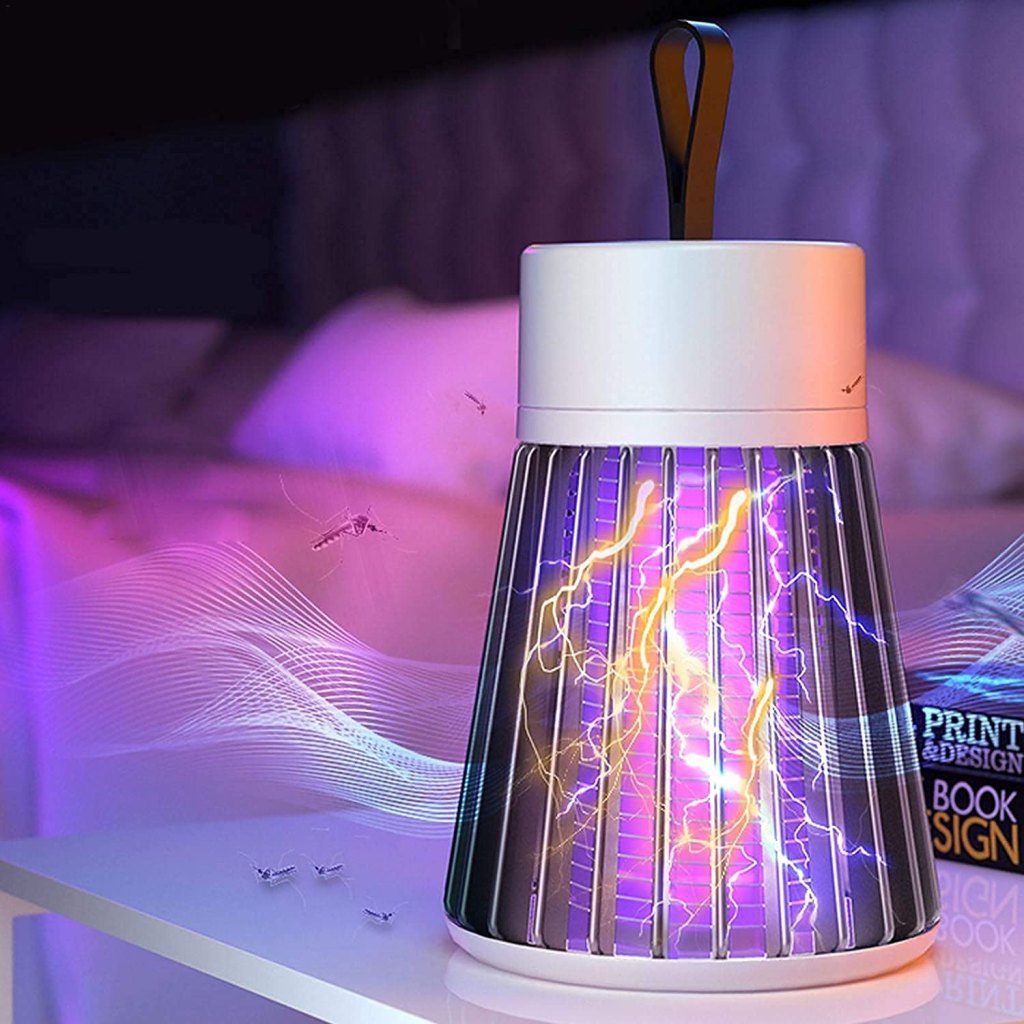 Eco-Friendly Electronic LED Mosquito Killer Trap Lamp | USB Powered Indoor Bug Zapper Machine | 5W Silent Electronic Insect Trap for Home