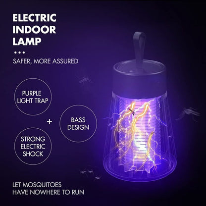Eco-Friendly Electronic LED Mosquito Killer Trap Lamp | USB Powered Indoor Bug Zapper Machine | 5W Silent Electronic Insect Trap for Home