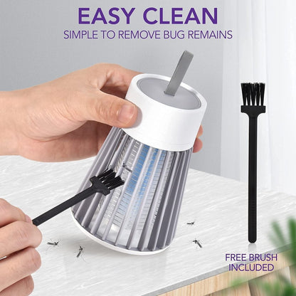 Eco-Friendly Electronic LED Mosquito Killer Trap Lamp | USB Powered Indoor Bug Zapper Machine | 5W Silent Electronic Insect Trap for Home