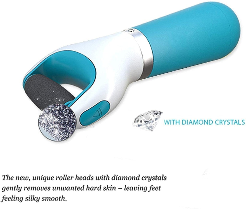 Foot Roller Callus Remover Hard and Dead Skin Remover Care Feet Care Callus Remover Pedicure for Hard Cracked Skin, Foot Scrubber Roller (Blue)