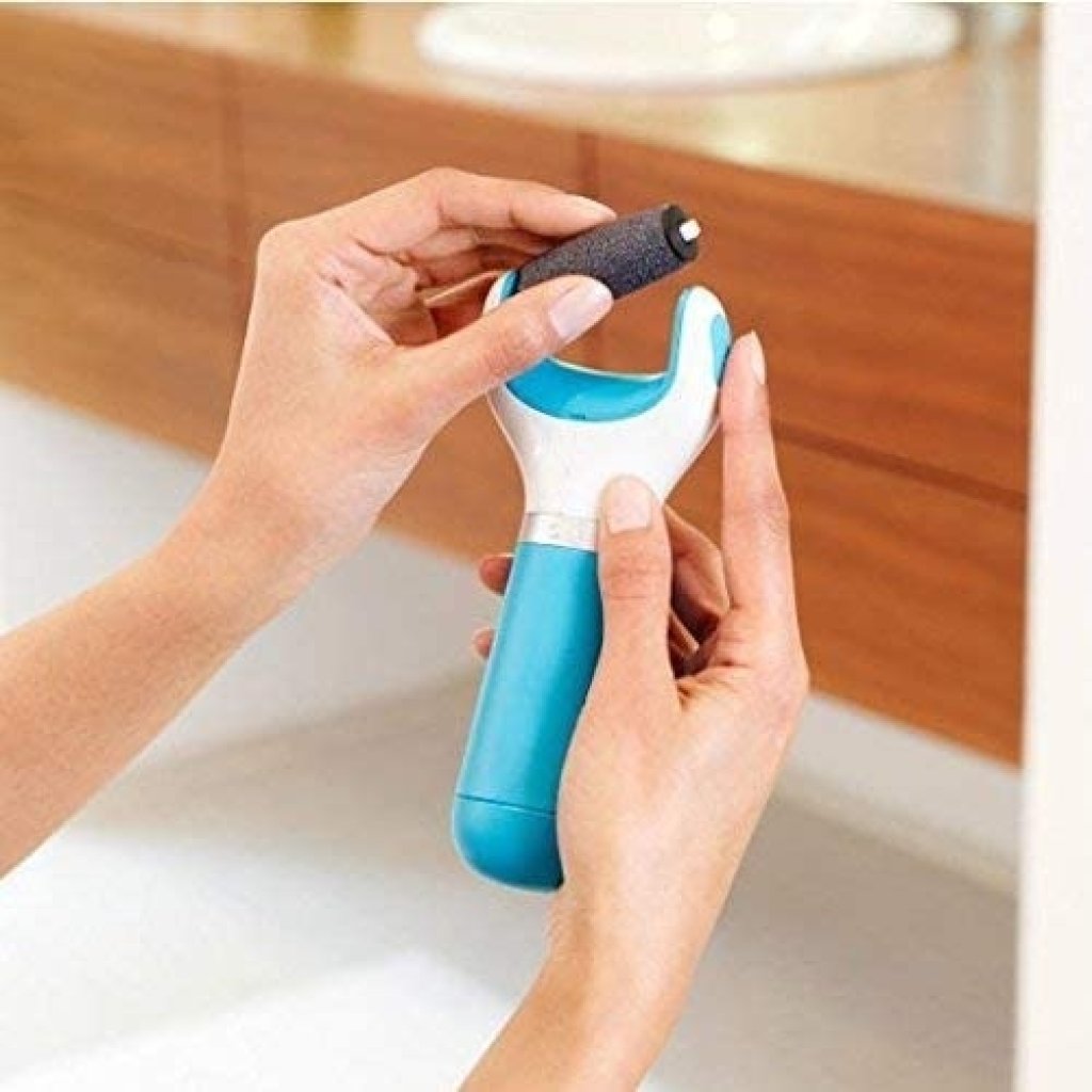 Foot Roller Callus Remover Hard and Dead Skin Remover Care Feet Care Callus Remover Pedicure for Hard Cracked Skin, Foot Scrubber Roller (Blue)